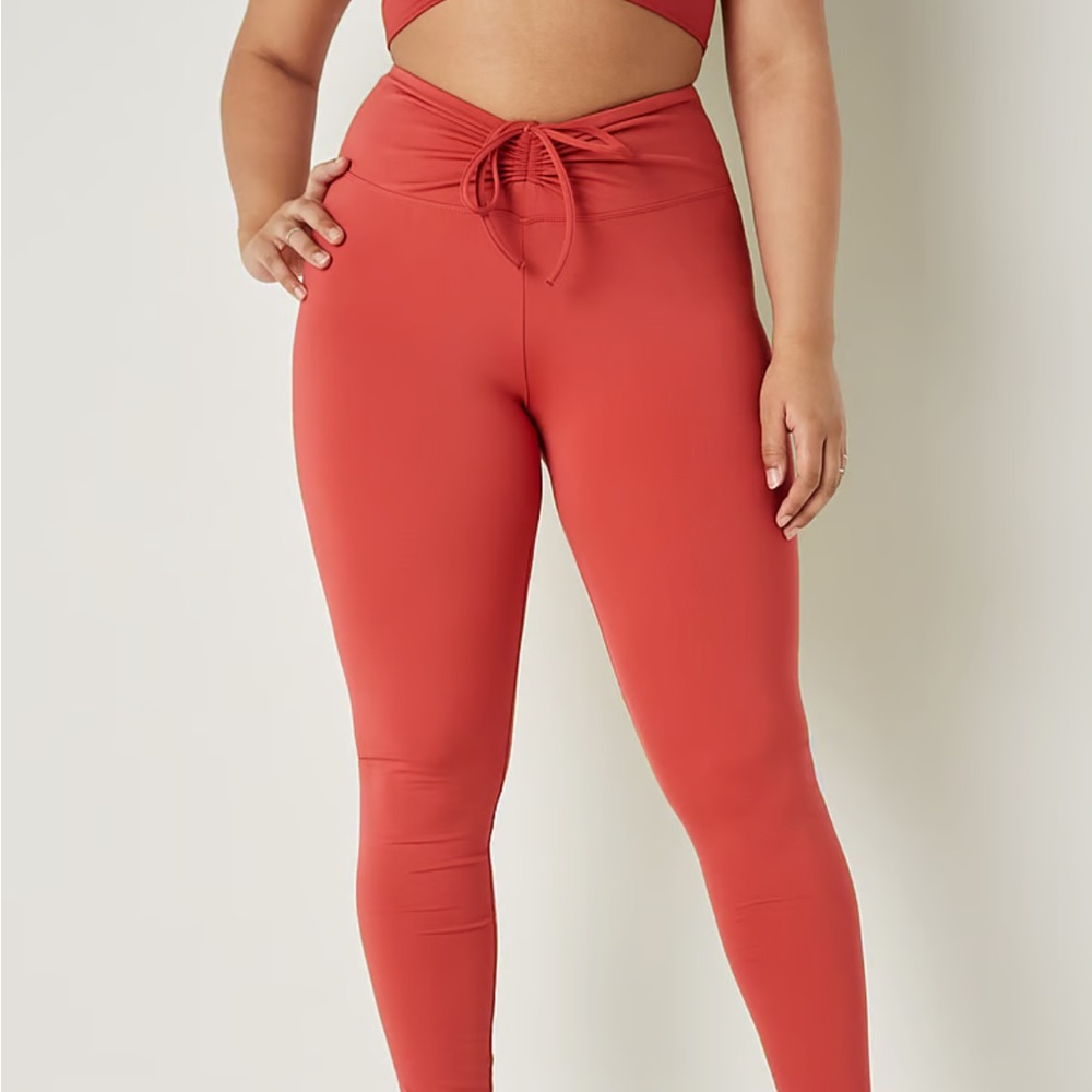 NWT PINK Victoria’s Secret High Ruched Leggings Size XS